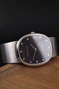Cargar la imagen en la vista de la galería, Audemars Piguet Ellipse Automatic Ellipse 18k White Gold, Black Diamond Dial, 35 x 31mm, AP 2120 Movement, Rare
