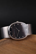 Cargar la imagen en la vista de la galería, Audemars Piguet Ellipse Automatic Ellipse 18k White Gold, Black Diamond Dial, 35 x 31mm, AP 2120 Movement, Rare
