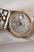 Cargar la imagen en la vista de la galería, Tudor Prince Date Day 76213 Original Papiere Linen Diamond Dial, SERVICED, First Buyer's Invoice
