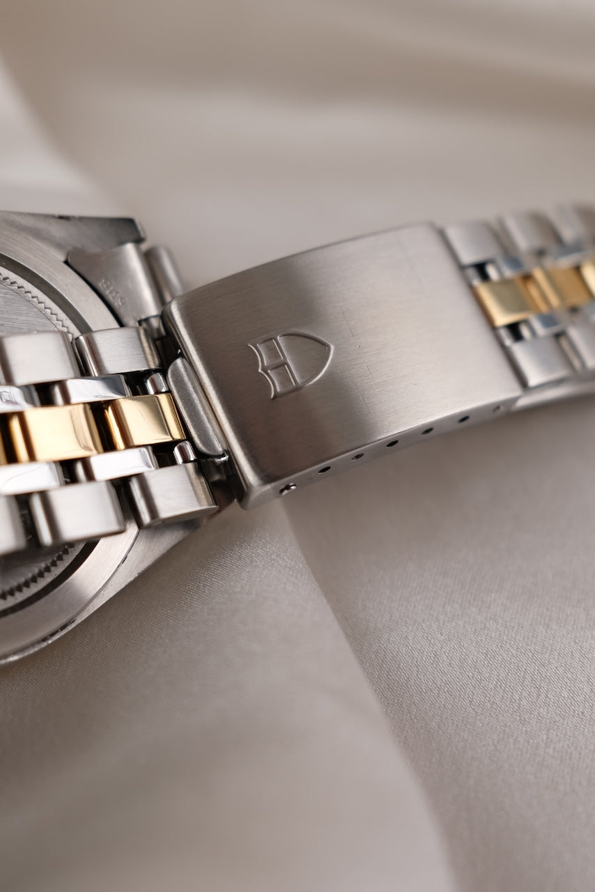 Tudor Prince Date Day 76213 Original Papiere Linen Diamond Dial, SERVICED, First Buyer's Invoice
