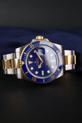 Bild in Galerie-Betrachter laden, Rolex Submariner Date S/G  116613LB Box + og. Papiere "Bluesy", LC100, Rolex Service 2019
