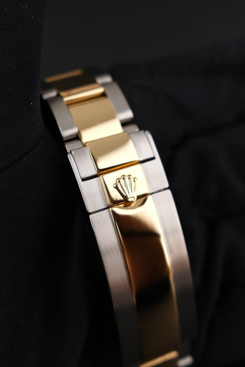Rolex Submariner Date S/G  116613LB Box + og. Papiere "Bluesy", LC100, Rolex Service 2019