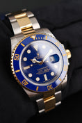 Bild in Galerie-Betrachter laden, Rolex Submariner Date S/G  116613LB Box + og. Papiere "Bluesy", LC100, Rolex Service 2019
