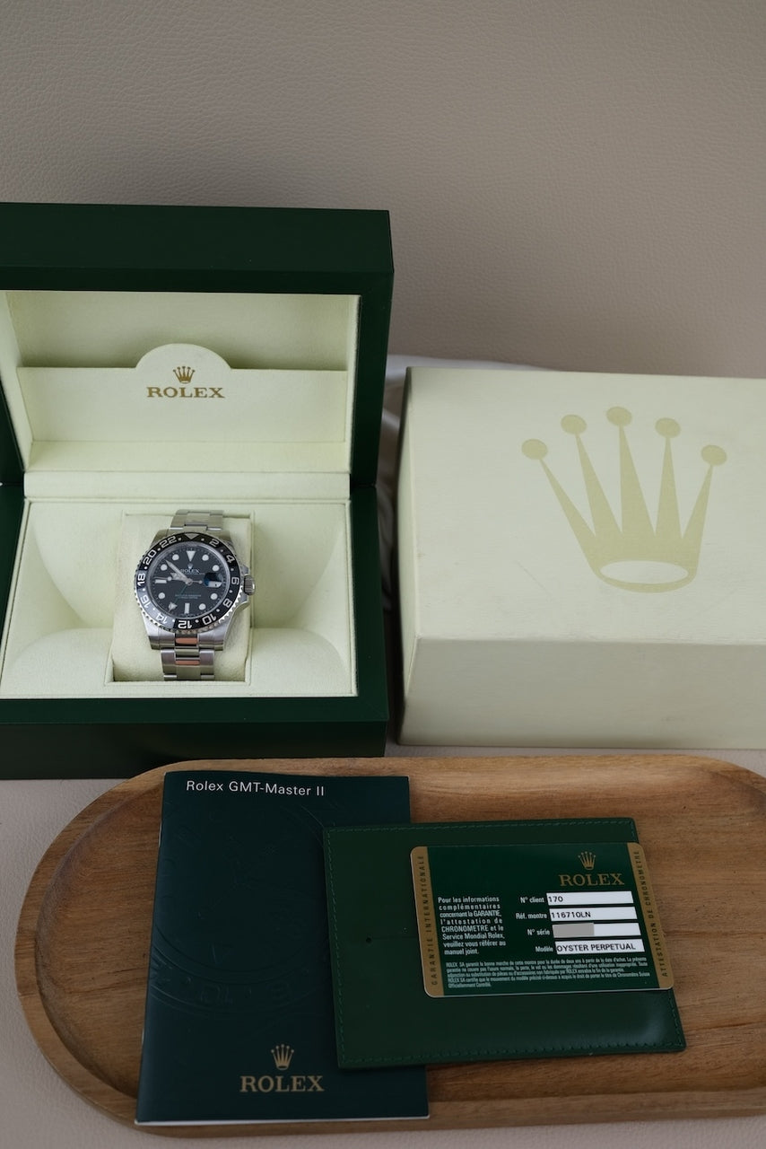 Rolex GMT-Master II 116710LN - Papers and documentation