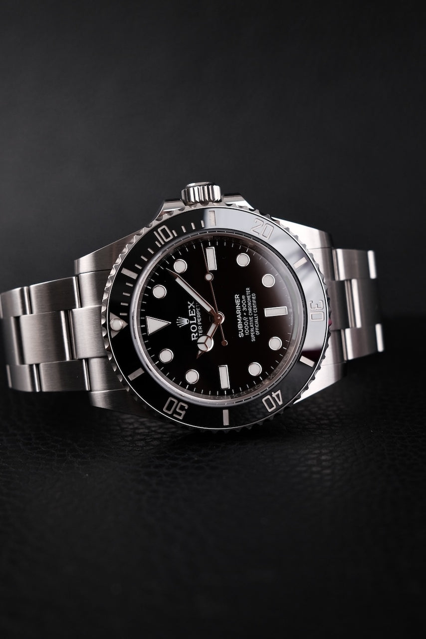 Rolex Submariner No Date 124060 Box + og. Papiere LC100, First Buyer´s Invoice