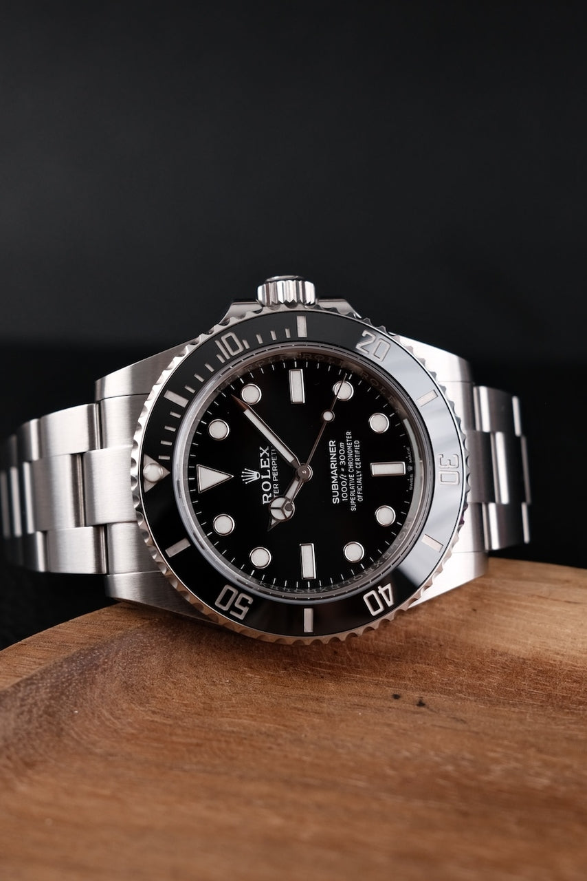 Rolex Submariner No Date 124060 Box + og. Papiere LC100, First Buyer´s Invoice