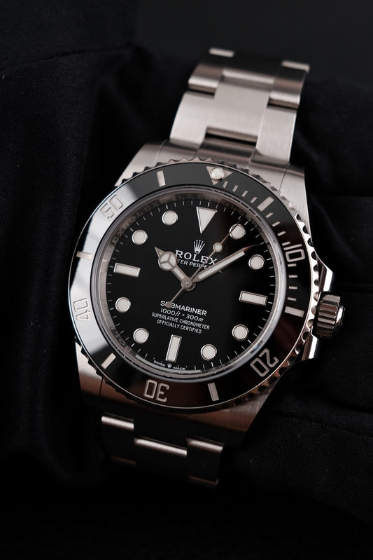 Rolex Submariner No Date 124060 Box + og. Papiere LC100, First Buyer´s Invoice