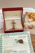 Bild in Galerie-Betrachter laden, Rolex Datejust 69178 Box + og. Papiere 18k Gold, Blue Diamond Dial, L-Series, 26mm
