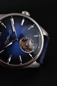 Bild in Galerie-Betrachter laden, H.Moser & Cie Pioneer Tourbillon 3804-1201 Box + og. Papiere Blue Dial, Limited Edition x/50
