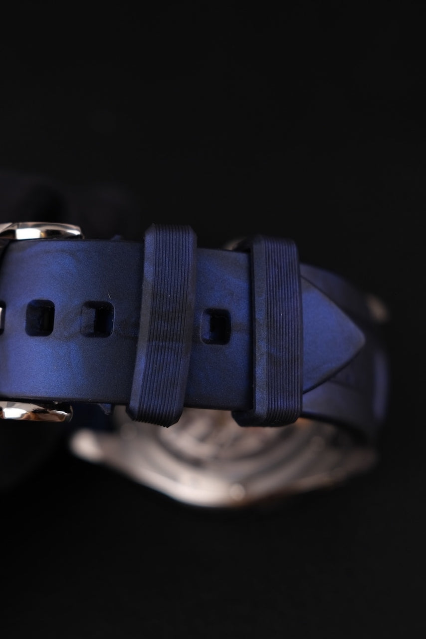 H.Moser & Cie Pioneer Tourbillon 3804-1201 Box + og. Papiere Blue Dial, Limited Edition x/50