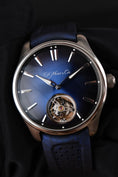 Bild in Galerie-Betrachter laden, H.Moser & Cie Pioneer Tourbillon 3804-1201 Box + og. Papiere Blue Dial, Limited Edition x/50
