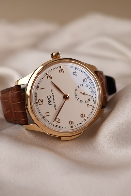 IWC Portugieser Minute Repeater IW544907 Box + og. Papiere 44.2mm, Rosegold, Limited x/500 Warranty 2030, Silver Dial