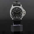 Load image into Gallery viewer, Panerai Luminor Base PAM00112 rubber strap black with service papers
