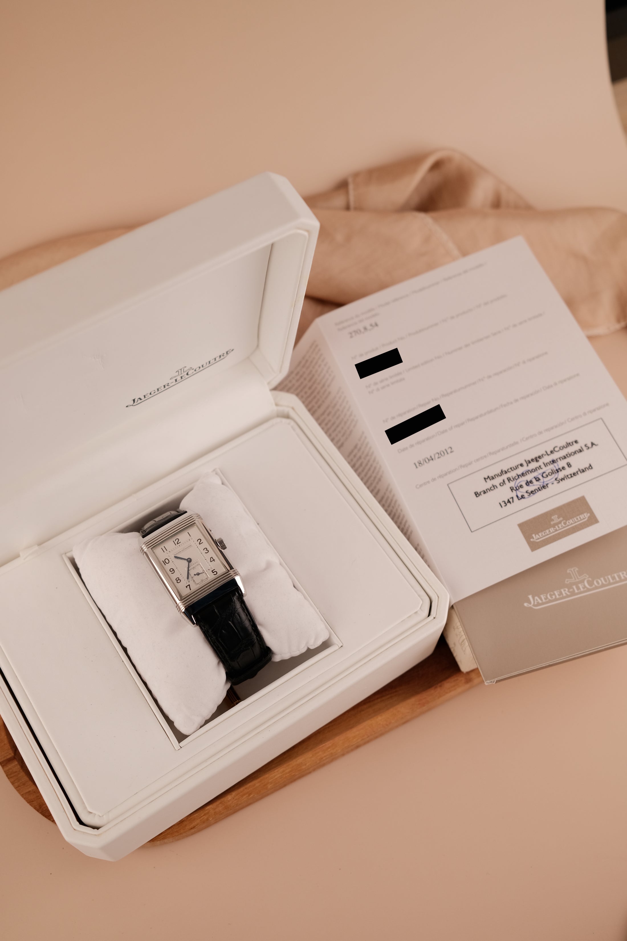 Jaeger-LeCoultre Reverso Duoface 270854 Box + Service Papers/Extrakt TOP ZUSTAND