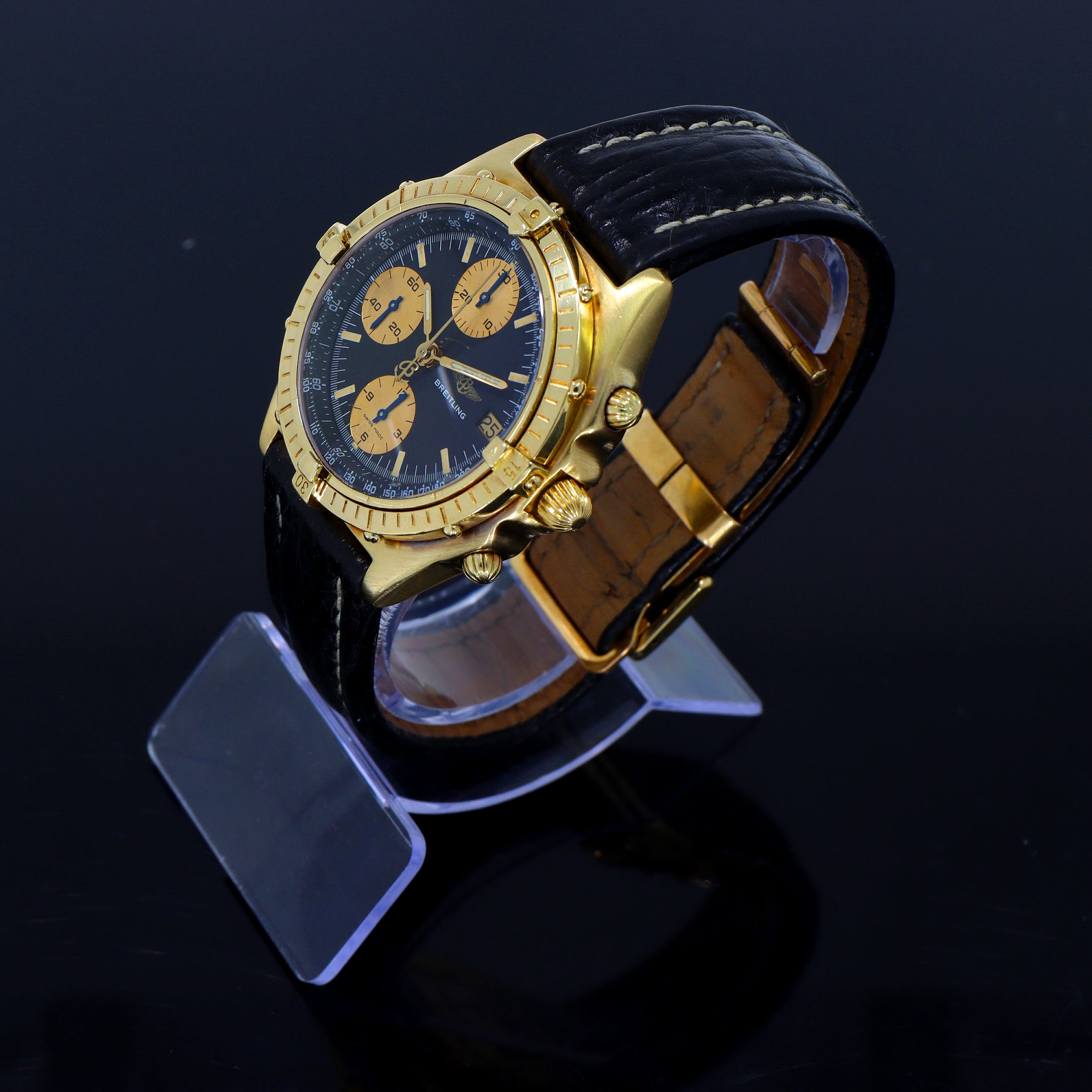 Breitling Chronomat 81950 18K Gold Faltschließe -Revisioniert-