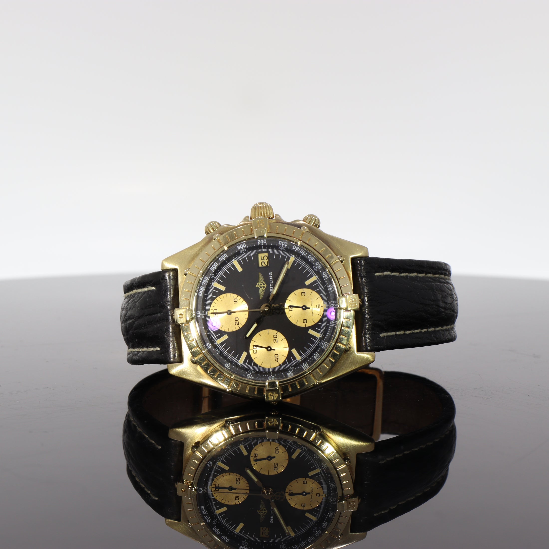 Breitling Chronomat 81950 18K Gold Faltschließe -Revisioniert-